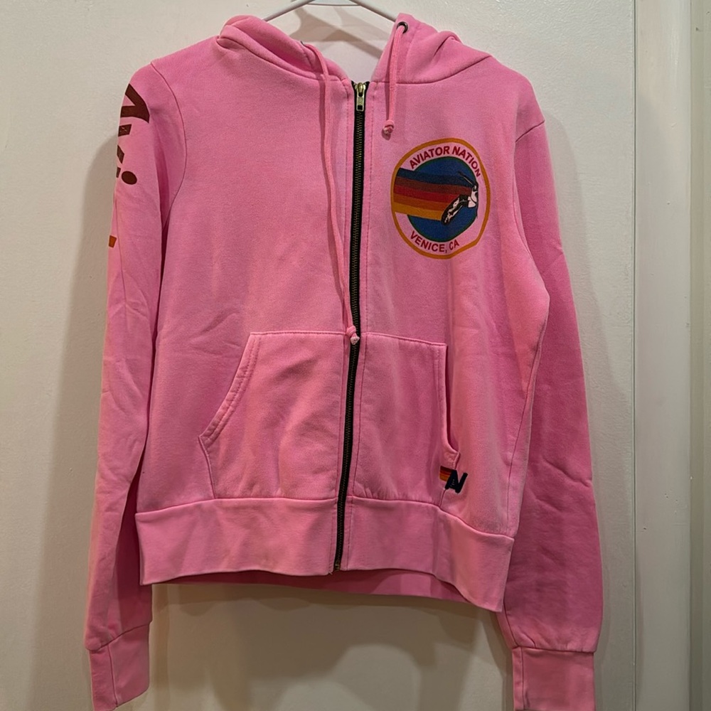 Aviator Nation zip up hoodie set